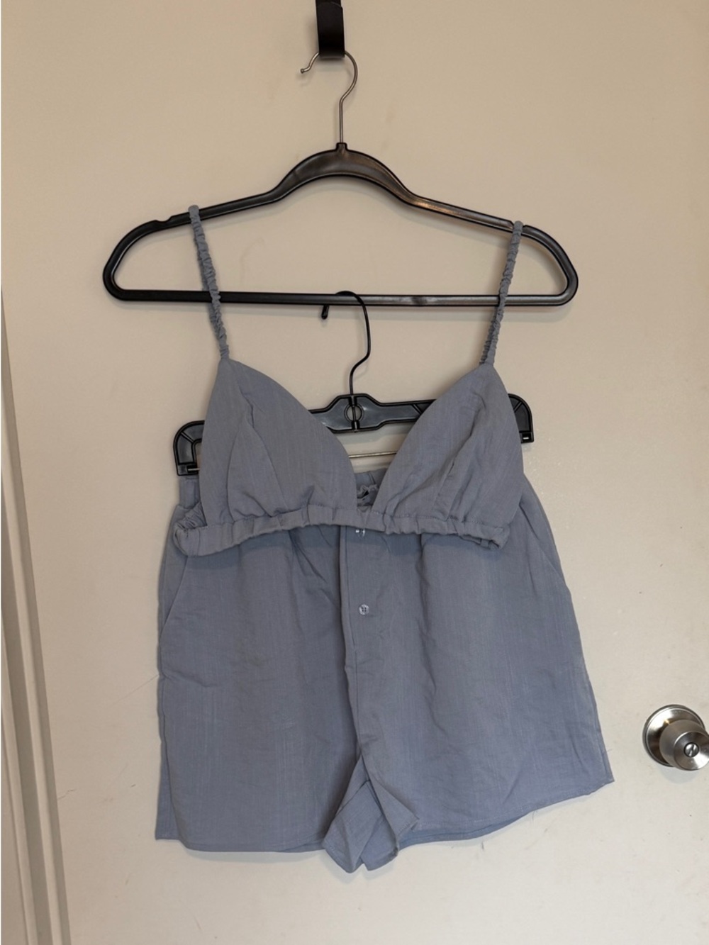 HYFVE Light Blue Top and Shorts Set Size Medium